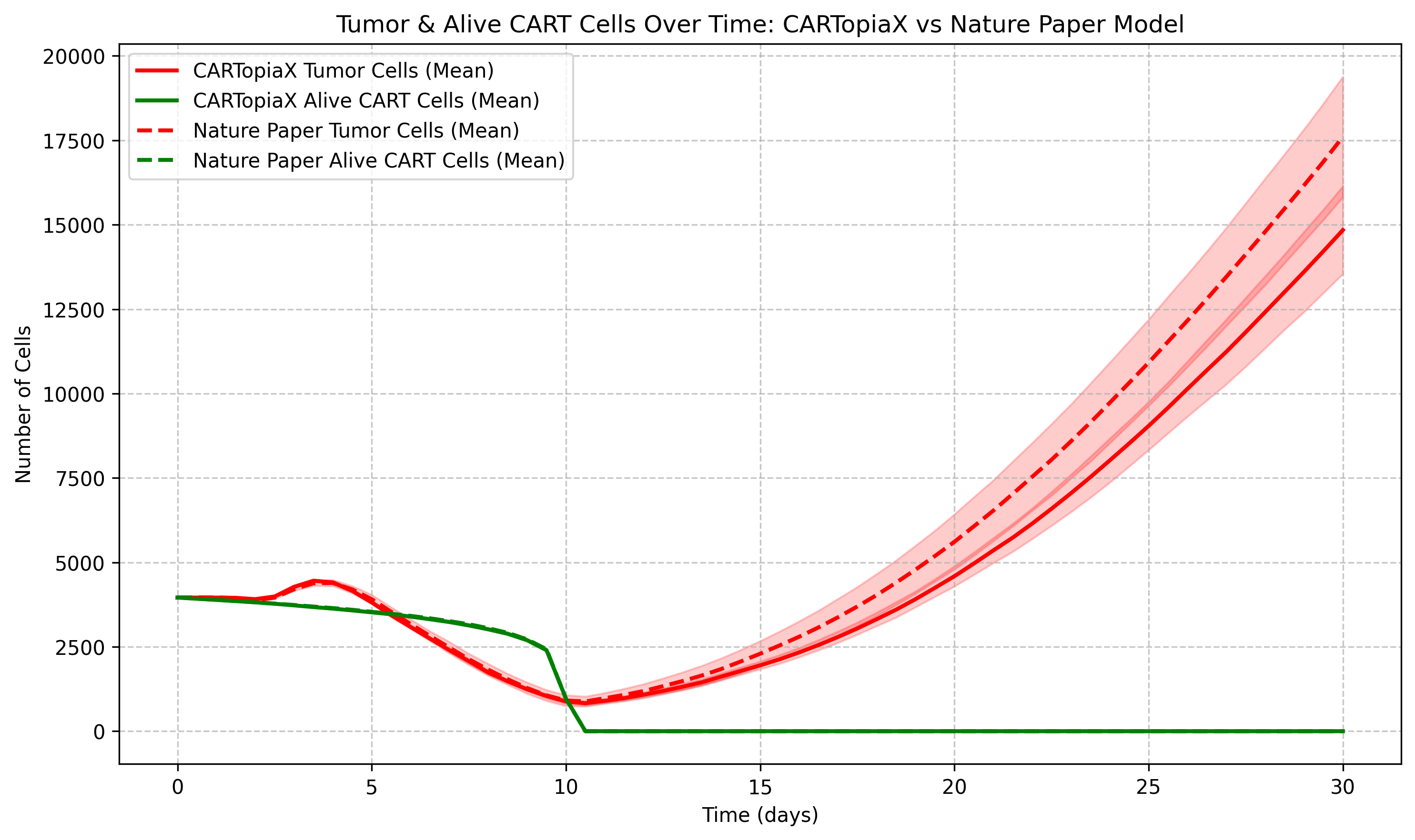 1Dose Tumor and CAR T-cell amount
